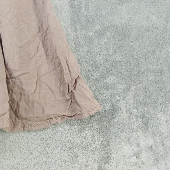 100% Rayon Short A-Line Skirt Size XS (W26) Casual Office Solid Taupe - Picture 4 of 9